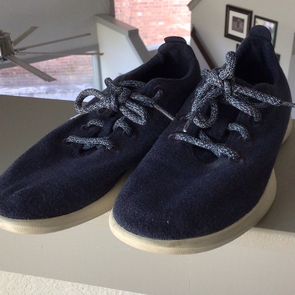 allbirds Shoes - Allbirds Womens Wool Runners-Blue